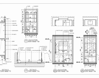300㎡三层自建房CAD施工图 家装 私宅 洋房 别墅 大宅 样板房