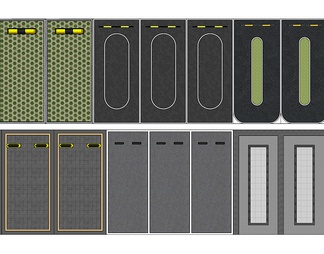 停车位su模型下载【id:1296854】