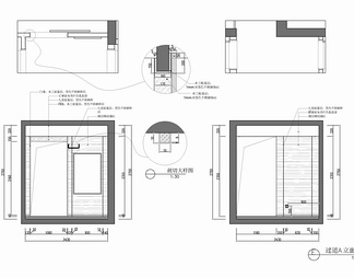 134㎡家装CAD施工图 私宅 平层 三居室 样板房