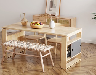 餐桌椅，餐桌椅，实木餐桌椅
