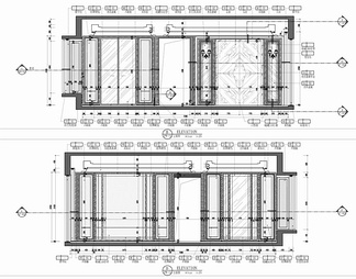 110㎡样板房CAD施工图 家装 平层 三居室 私宅 样板房