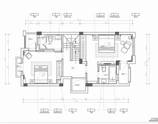 五层小别墅CAD施工图 家装 私宅 洋房 样板房 豪宅 大宅 别墅