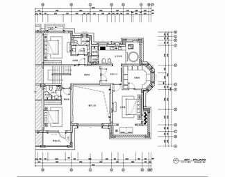 600㎡三层别墅CAD施工图+实景照 家装 私宅 洋房 豪宅 大宅 别墅 样板房