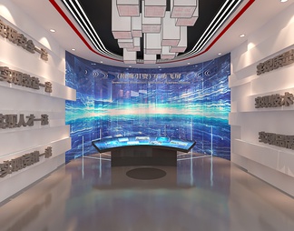 企业文化展厅 互动触摸屏 滑轨魔屏 互动飞屏 企业形象墙 触摸一体机