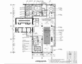 470㎡大平层豪宅样板间CAD施工图  家装 私宅 豪宅 大平层  样板房