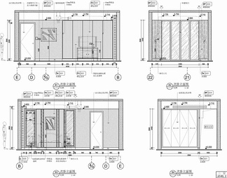 200㎡大平层样板房CAD施工图 家装 私宅 豪宅 大平层 样板房
