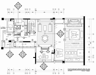 400㎡三层别墅CAD施工图 家装 别墅 样板房 私宅 豪宅 私人会所 洋房 复式