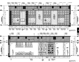 200㎡行政酒廊CAD施工图 酒吧 清吧 酒馆 酒廊 休闲会所