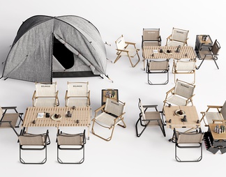 露营帐篷 户外露营桌椅 折叠桌椅