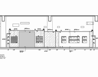 1000㎡奢侈品专卖店CAD施工图 服装店 专卖店 珠宝店 鞋包店