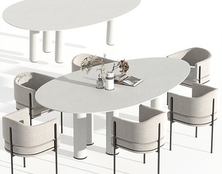 餐桌椅，餐桌，餐椅，洽谈桌，洽谈椅，异形餐桌，异形洽谈椅，摆件，书桌