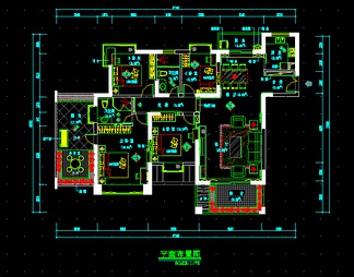 住宅楼室内家装设计CAD施工图