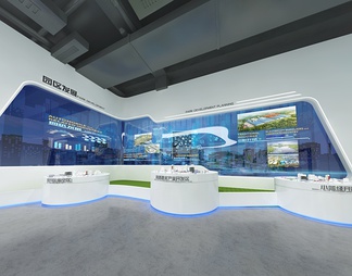科技能源展厅 通电玻璃屏 互动触摸一体机 互动触摸屏 VR互动装置