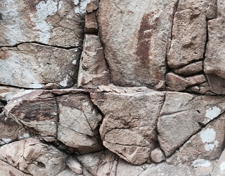 岩石 石墙