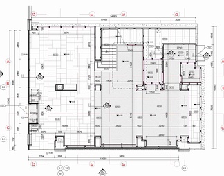 300㎡侈品店专柜CAD施工图+实景照 卖场 商场 奢侈品专柜