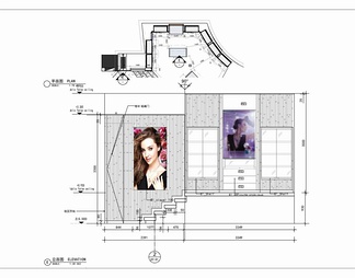 130㎡珠宝首饰专卖店CAD施工图+效果图  奢侈品店 珠宝店 首饰店 金店