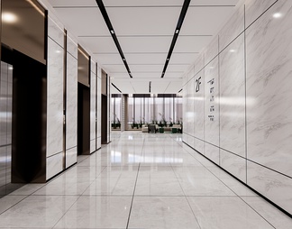 电梯厅走廊