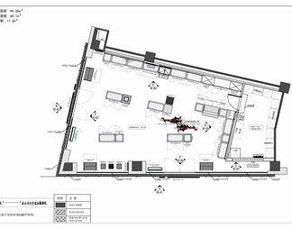 90㎡珠宝首饰专卖店CAD施工图  奢侈品店 珠宝店 首饰店 金店 精品店