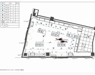 90㎡珠宝首饰专卖店CAD施工图  奢侈品店 珠宝店 首饰店 金店 精品店