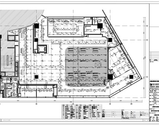 800㎡用户汽车体验中心CAD施工图+效果图+物料表 4S店 汽车展厅