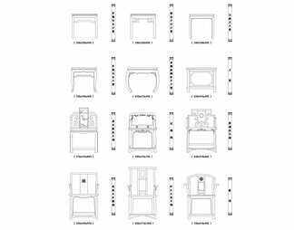 CAD建筑常用家具图块