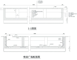 公园喷泉景观施工详图