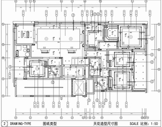 240㎡大平层家装CAD施工图 家装 私宅 豪宅 大平层 样板房