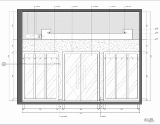 280㎡办公室CAD施工图 办公室 办公区