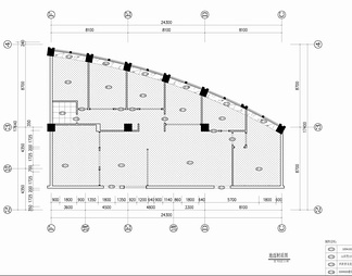 280㎡办公室CAD施工图 办公室 办公区