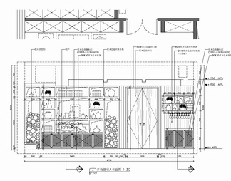 200㎡办公室CAD施工图 办公室 办公区