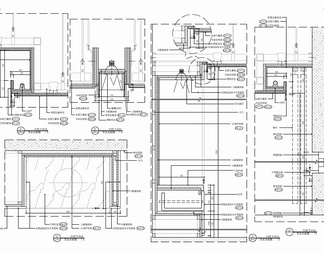 200㎡办公室CAD施工图 办公室 办公区 会议室