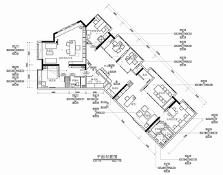 220㎡办公室CAD施工图 办公室 办公区 会议室