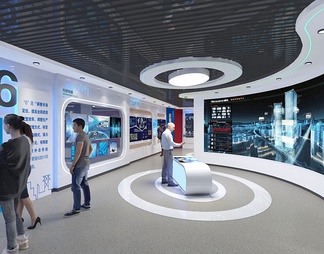 科技水利水电展厅 VR互动设备 互动触摸屏 互动触摸一体机 荣誉墙