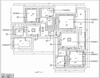 138㎡三居室家装CAD施工图 家装 私宅  大宅 大平层 样板房