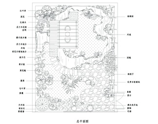 3套花园庭院景观绿化图