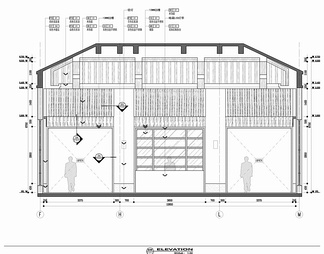 2500㎡餐饮娱乐休闲会所CAD施工图 餐饮 茶室 棋牌 住宿 接待