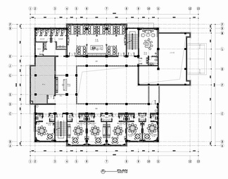 2500㎡餐饮娱乐休闲会所CAD施工图 餐饮 茶室 棋牌 住宿 接待