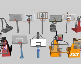 篮球架 篮球框 篮球网 运动器材4