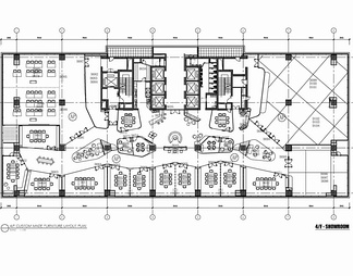 六层大型办公室CAD施工图+方案文本+效果图+材料表