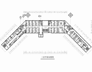 某综合医院大楼CAD施工图 医院 门诊楼 门诊楼 住院楼