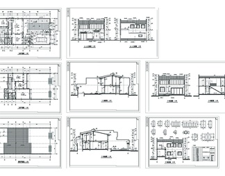 北京经典四合院全套建筑设计图