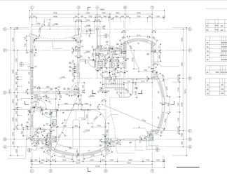 别墅施工CAD图纸