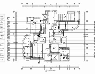 270㎡家装大平层CAD施工图+效果图  家装 私宅 豪宅 样板房 大平层 私宅