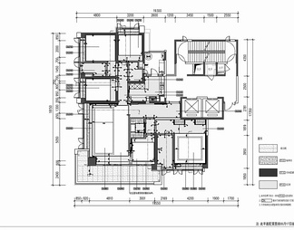 230㎡家装样板间CAD施工图  家装 私宅 豪宅 样板房 大平层 私宅