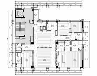中海黄龙样板间CAD施工图+实景照+物料表 家装 私宅 豪宅 样板房 大平层 私宅