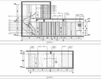500㎡复式两层家装CAD施工图  豪宅 私宅 洋房 样板房 家装+效果图+方案文本+物料表