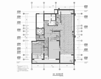 三层复式洋房别墅CAD平面施工图 豪宅 洋房 样板房 别墅 复式 家装
