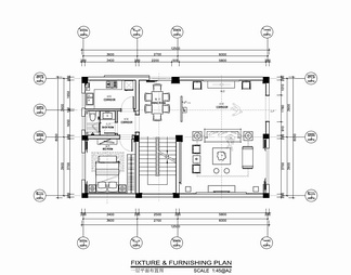 260㎡三层小别墅CAD施工图 私宅 别墅 样板房 家装 洋房