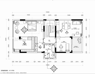 400㎡别墅CAD施工图 私宅 别墅 样板房 家装 洋房