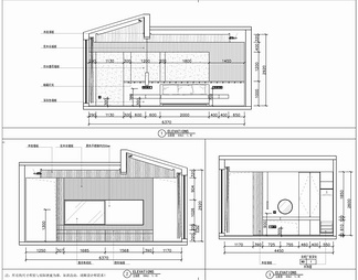 400㎡别墅CAD施工图 私宅 别墅 样板房 家装 洋房